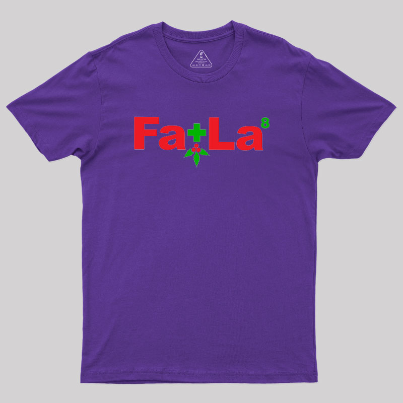 Fa La Equation Christmas Geek T-Shirt