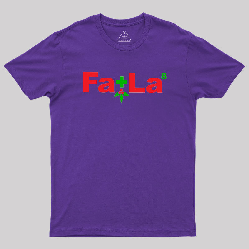 Fa La Equation Christmas Geek T-Shirt