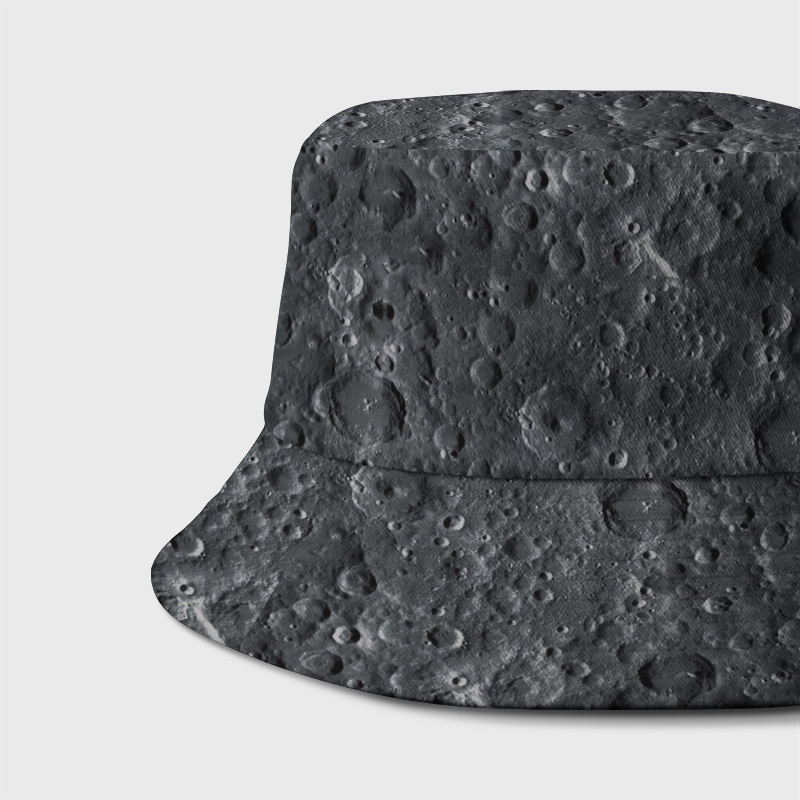 Lunar Surface Geek Bucket Hat