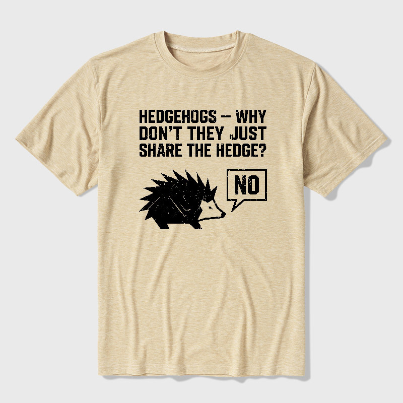 Just Share The Hedge Ultra Soft Heather Tee