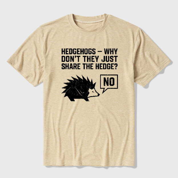 Just Share The Hedge Ultra Soft Heather Tee