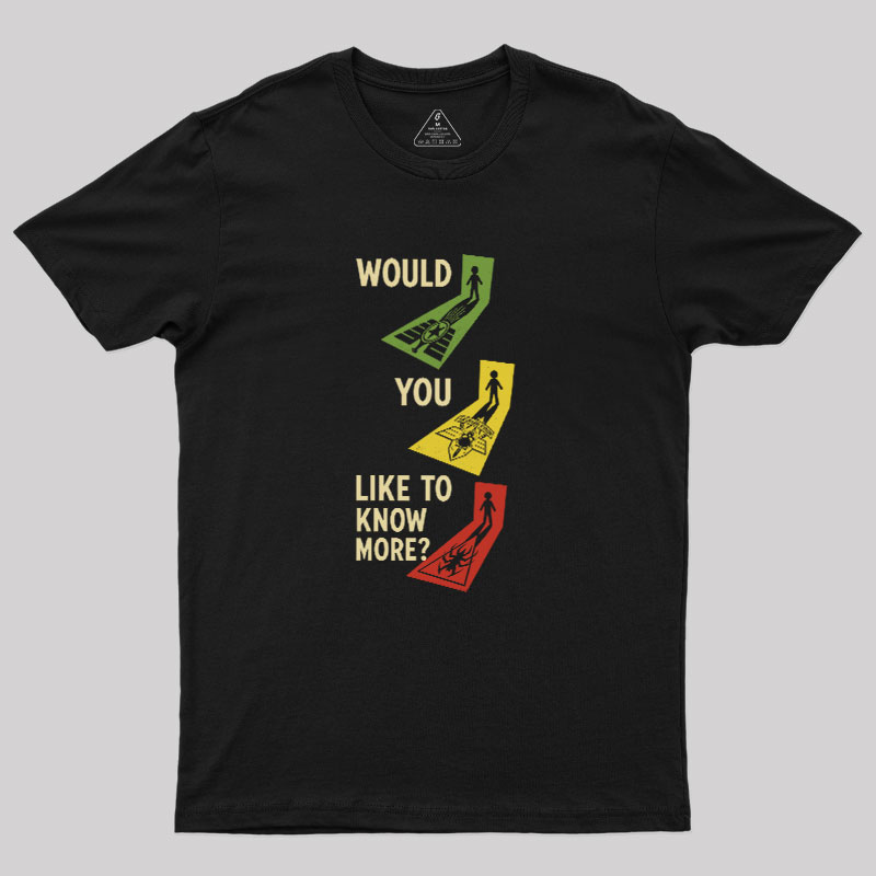 Would You Like To Know More Geek T-Shirt