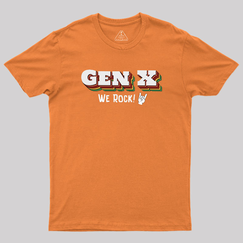 Genx We Rock Geek T-Shirt