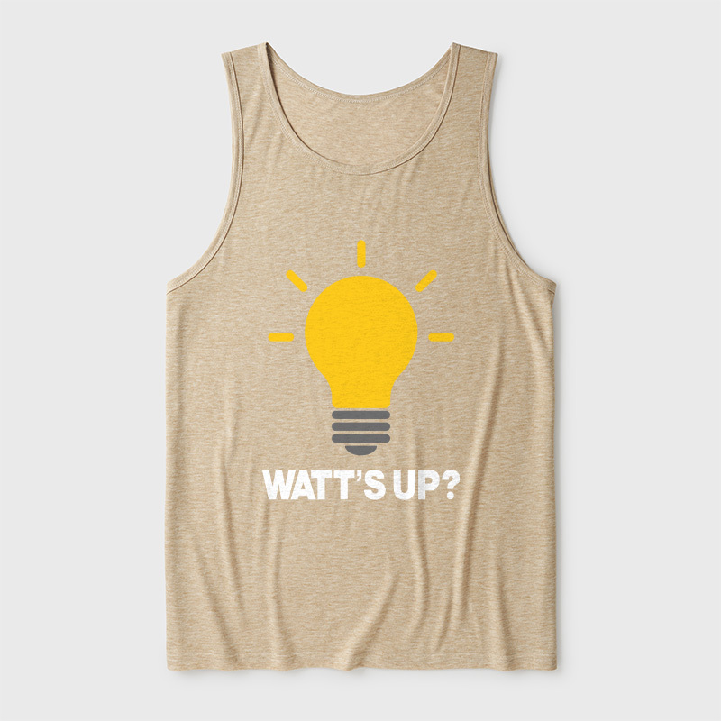 Watt's Up Ultra Soft Heather Tank