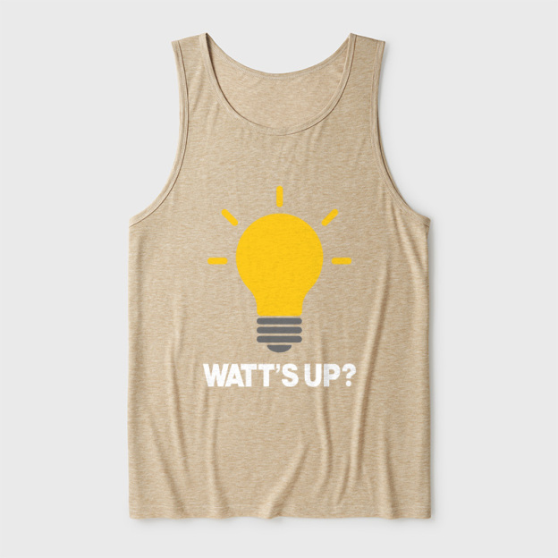 Watt's Up Ultra Soft Heather Tank