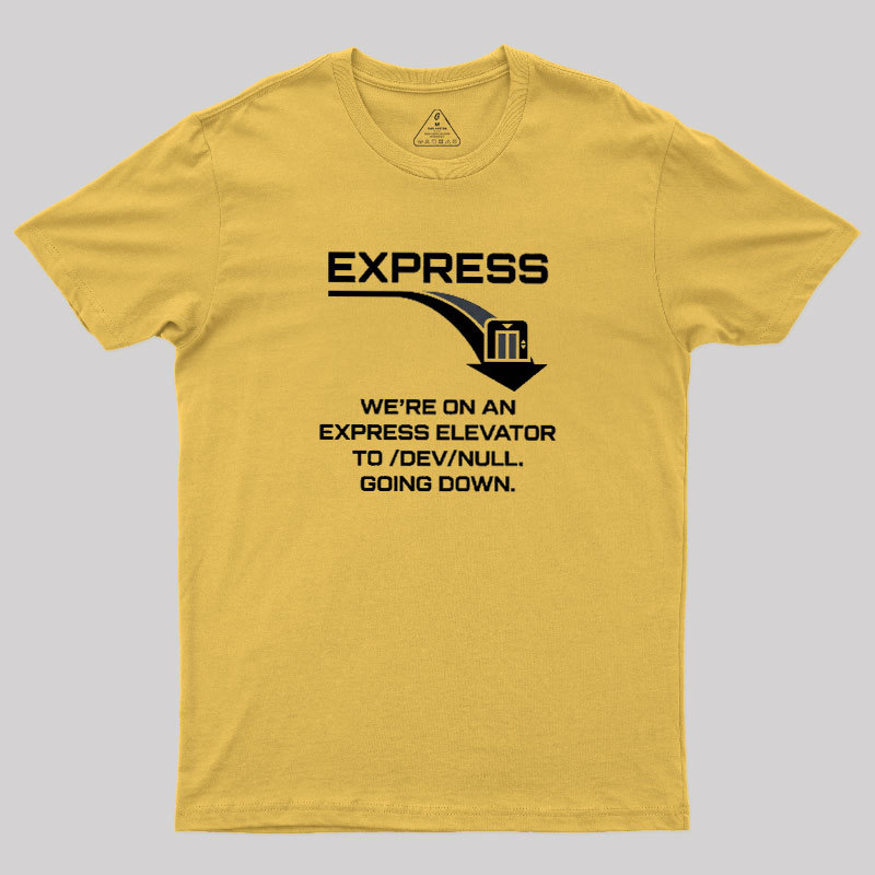 Data Black Hole Express Geek T-Shirt
