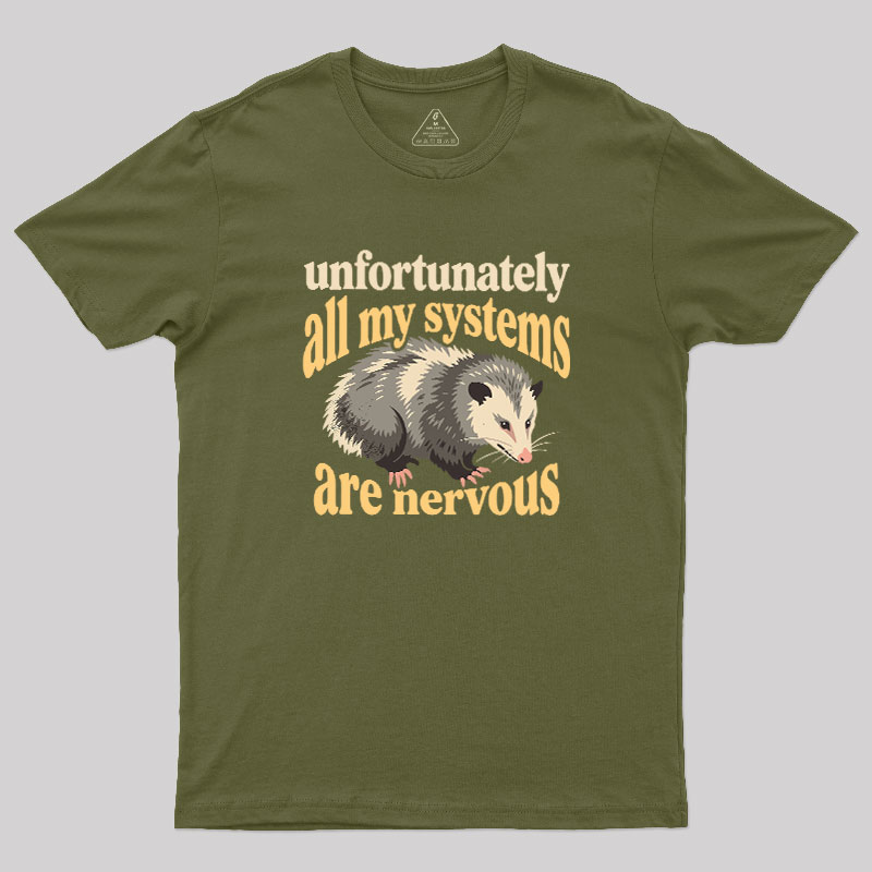 System Error Anxiety Geek T-Shirt