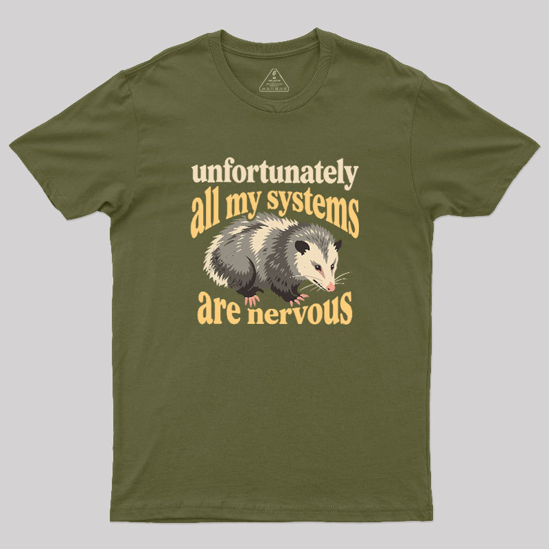 System Error Anxiety Geek T-Shirt