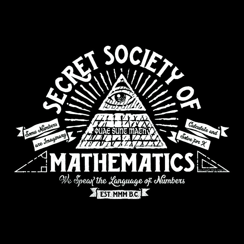 Illumathnati - Secret Society of Math Geek T-Shirt
