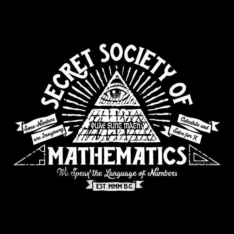 Illumathnati - Secret Society of Math Geek T-Shirt