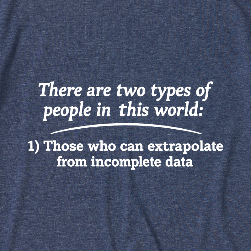 Two Types Of Math People In The World Ultra Soft Heather Tees