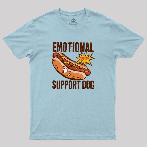 Emotinal Support Dog Geek T-Shirt