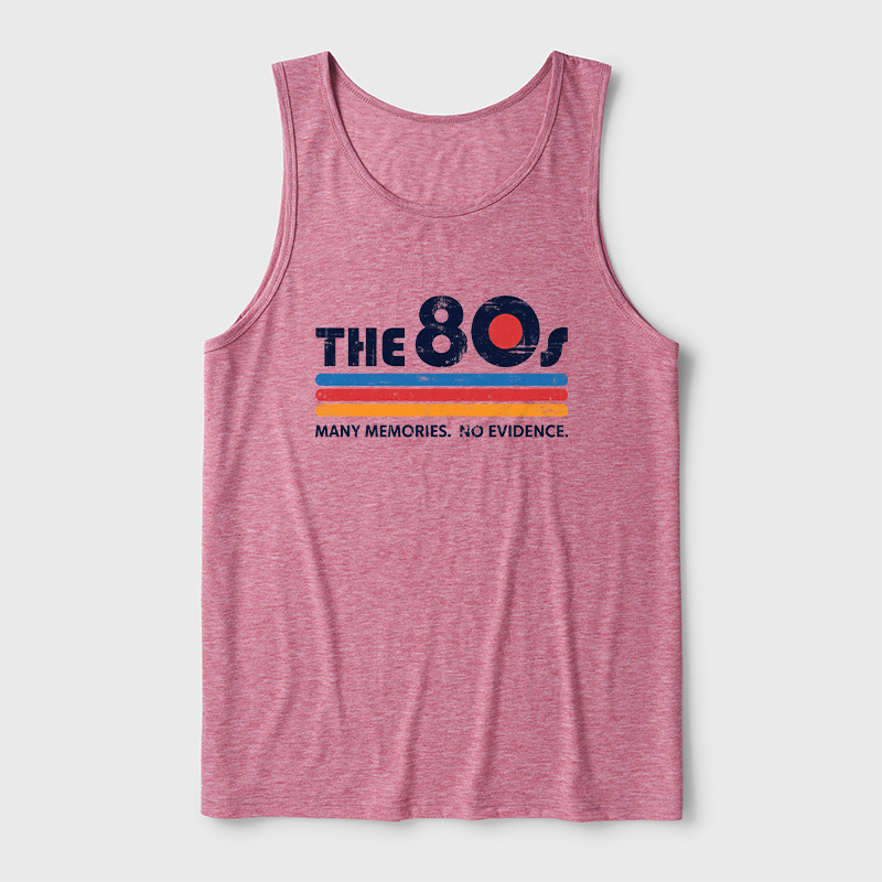 The 80s Many Memories No Evidence Ultra Soft Heather Tank