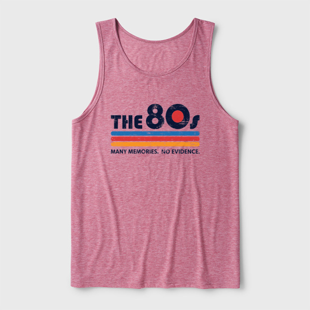 The 80s Many Memories No Evidence Ultra Soft Heather Tank