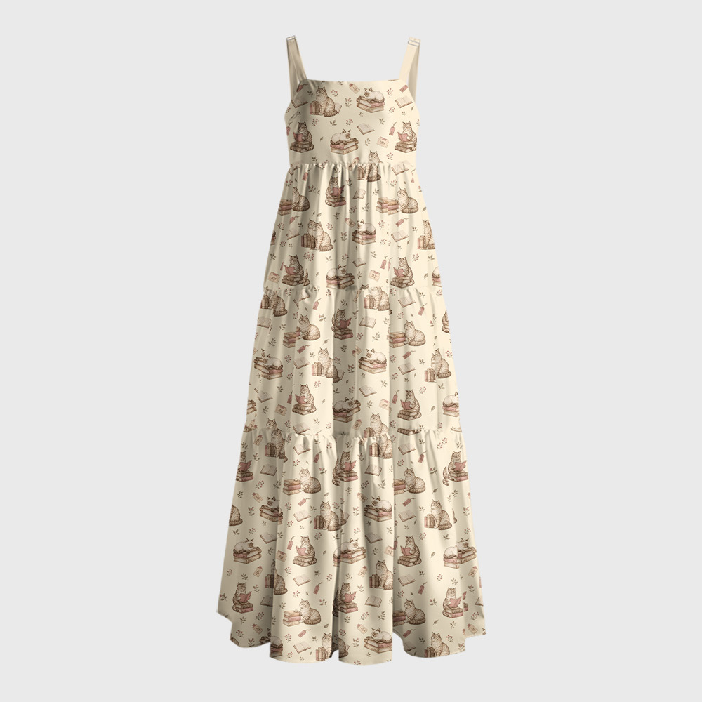 Geeksoutfit Geek Tiered Cami Maxi Dress for Sale