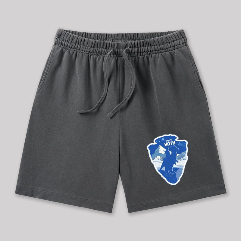 Visit Hoth Geeky Washed Shorts