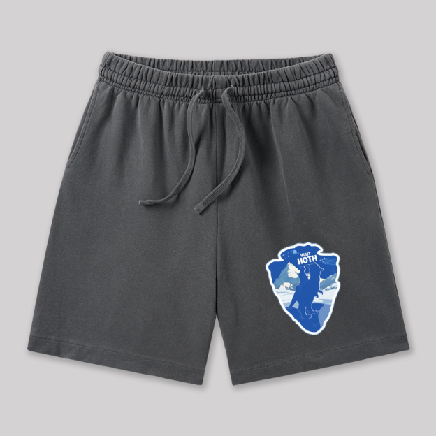 Visit Hoth Geeky Washed Shorts