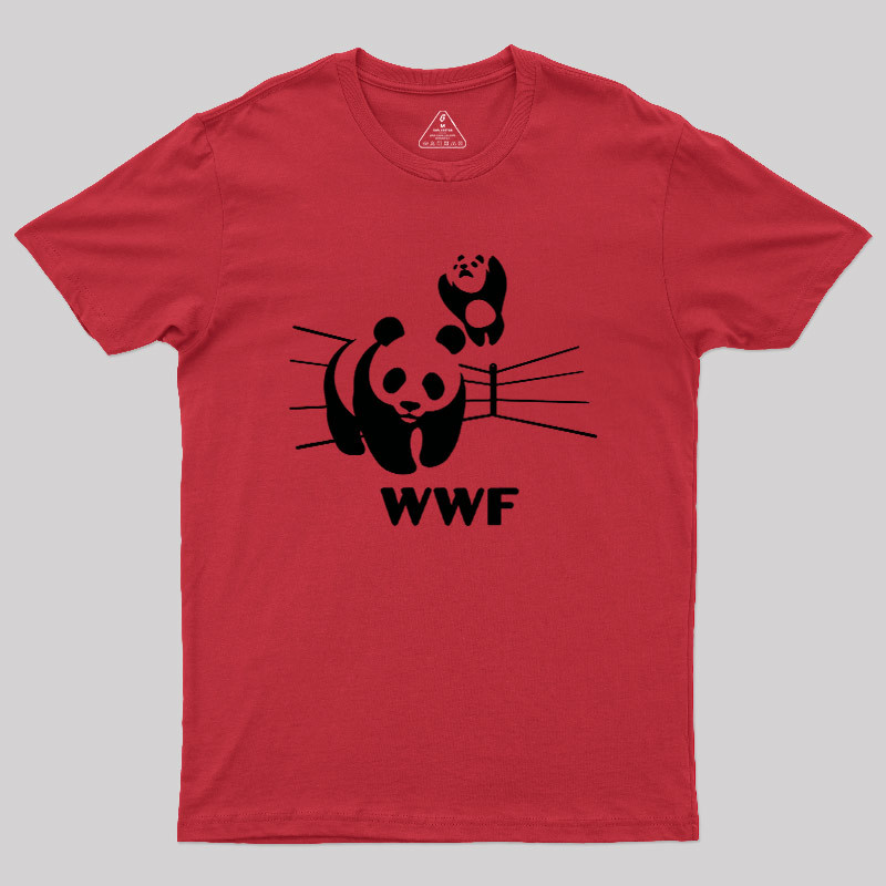 Funny WWF Pandas Geek T-Shirt