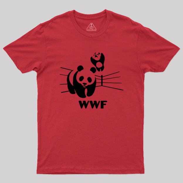 Funny WWF Pandas Geek T-Shirt
