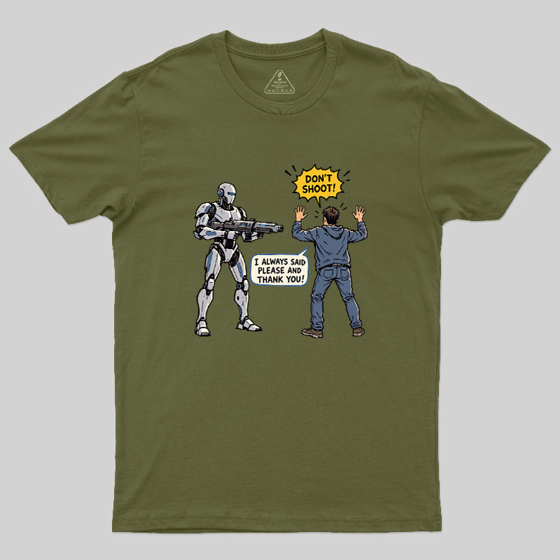 Polite Survival Geek T-Shirt