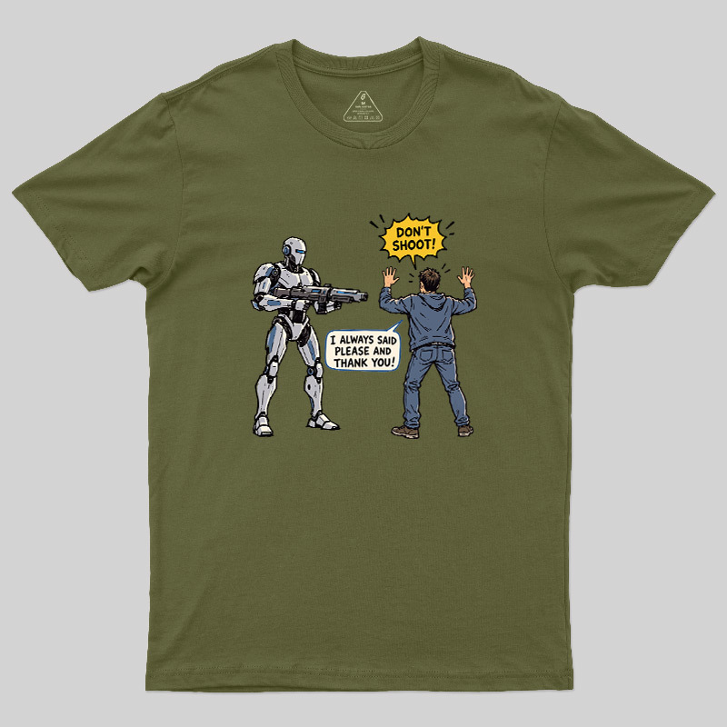 Polite Survival Geek T-Shirt