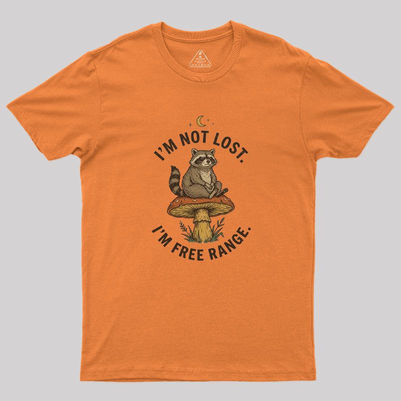 Free Range Raccoon Geek T-Shirt