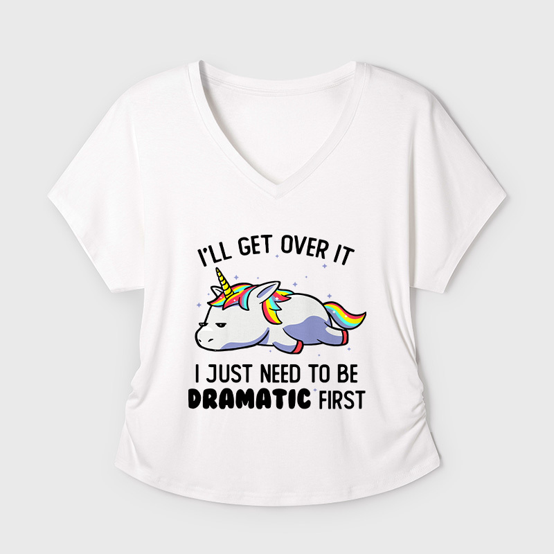 I Just Need To Be Dramatic Geek Dolman Sleeve V-Neck Shirt