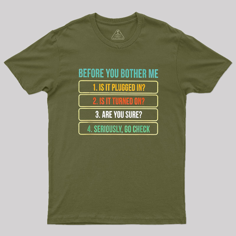 Funny Information Technology Tech Geek T-Shirt