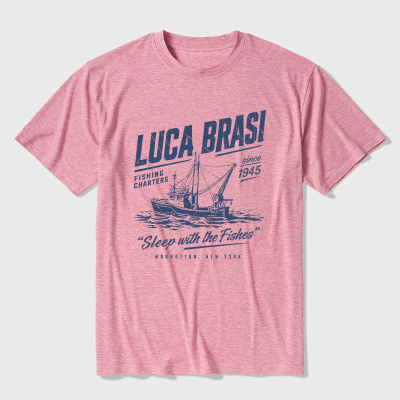 Luca Brasi Fishing Charters Ultra Soft Heather Tee