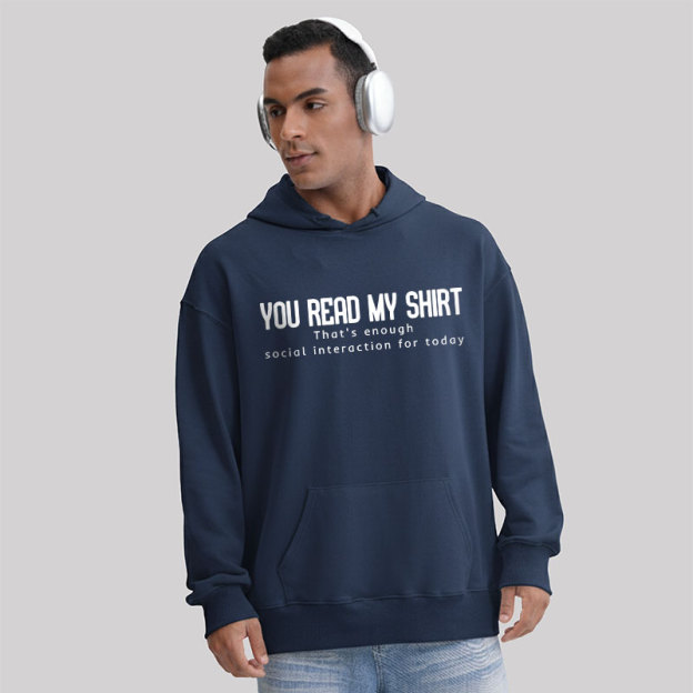Social Interaction Geek Hoodie
