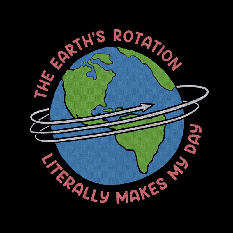 The Earth’S Rotation Literally Makes My Day Geek T-Shirt