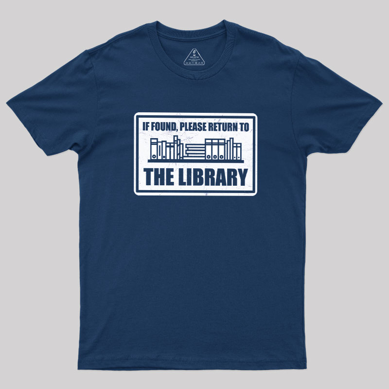 Return to the Library Geek T-Shirt