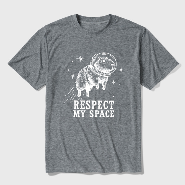 Respect My Space Ultra Soft Heather Tees