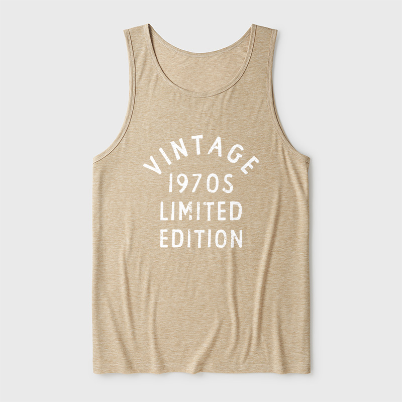 Vintage 1970s Limited Edition Ultra Soft Heather Tank