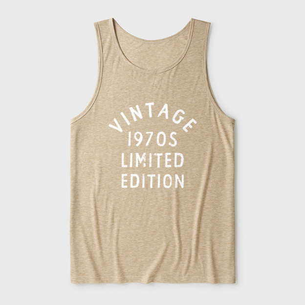 Vintage 1970s Limited Edition Ultra Soft Heather Tank