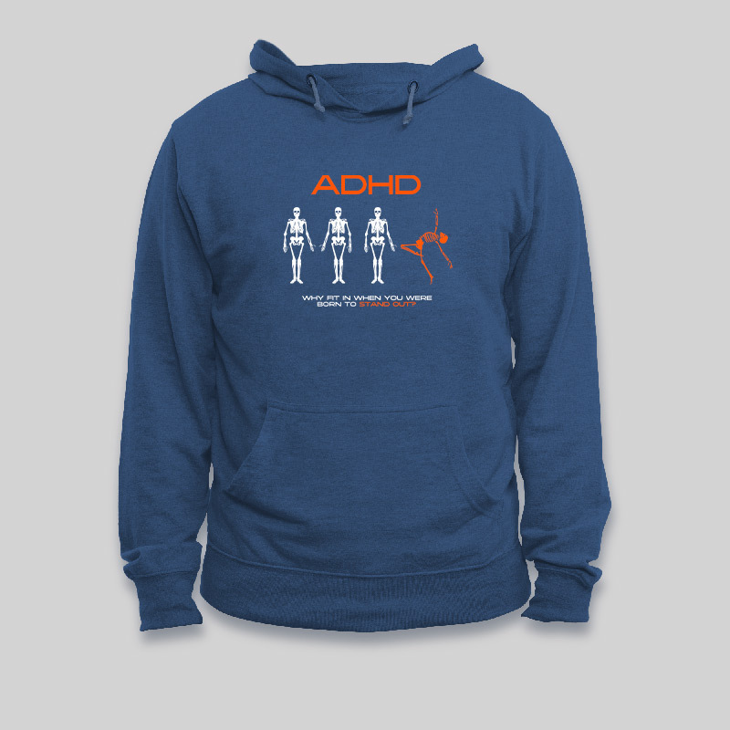 ADHD AWARENESS Geek Hoodie