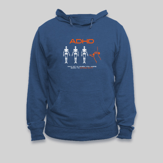 ADHD AWARENESS Geek Hoodie