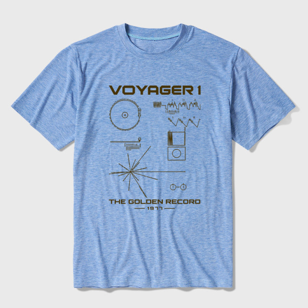 The Voyager Golden Record Ultra Soft Heather Tee
