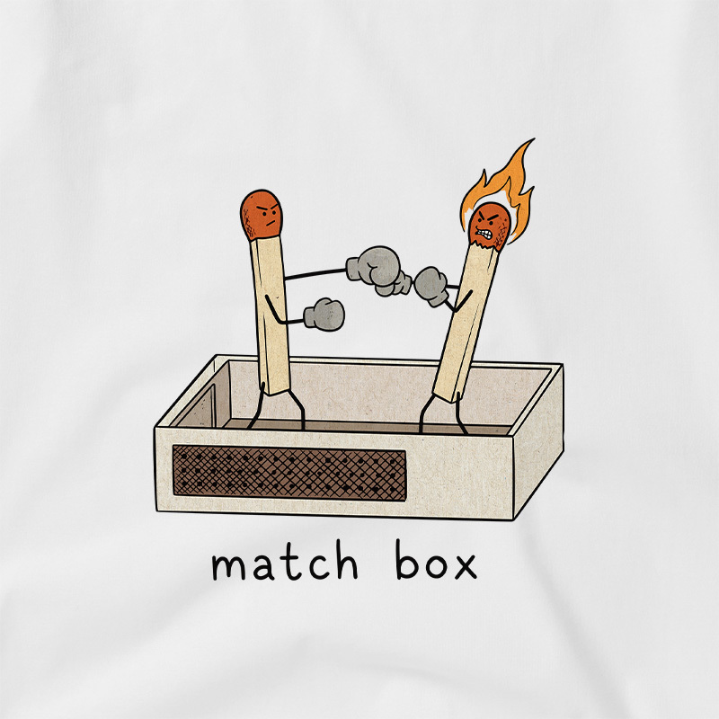 Funny Matchbox Geek Retro Raglan T-Shirt