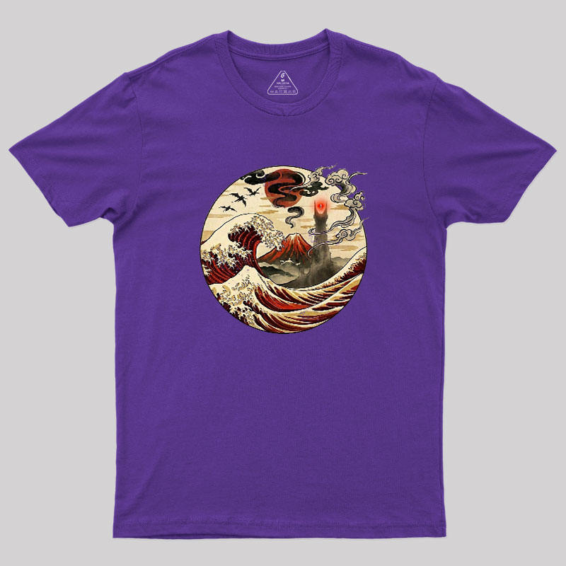 The Great Wave Of Ring Geek T-Shirt