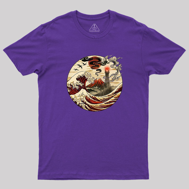 The Great Wave Of Ring Geek T-Shirt