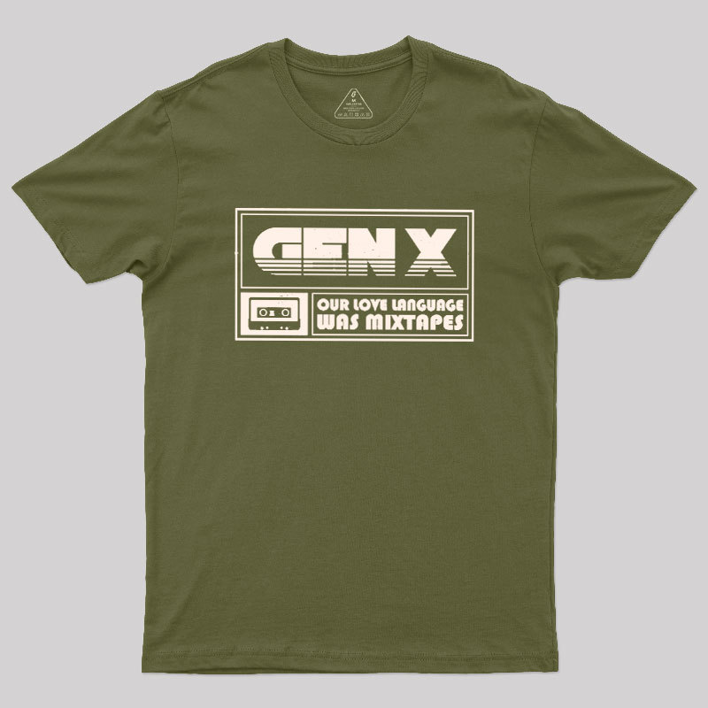 Gen X Cassette Lover Geek T-Shirt