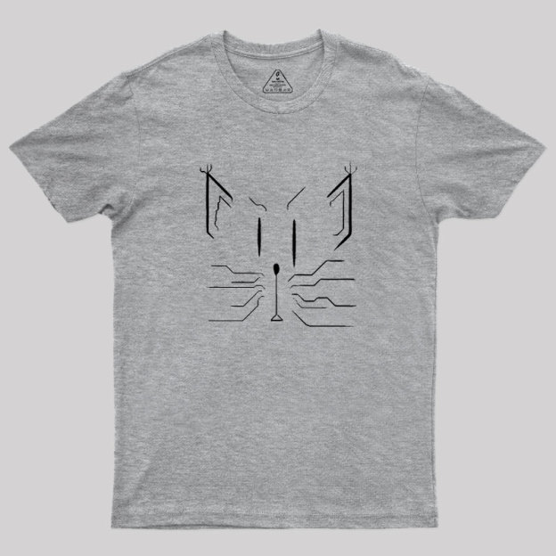 Cats Lines Cat Geek T-Shirt