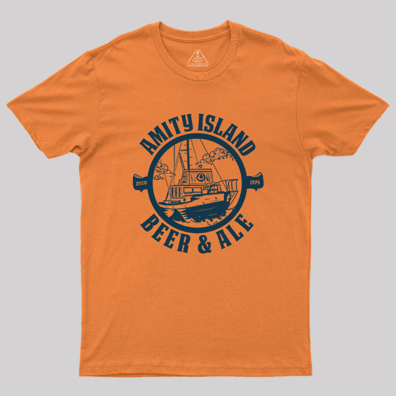 Amity Island Beer Ale Geek T-Shirt