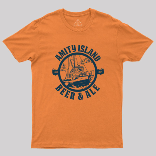 Amity Island Beer Ale Geek T-Shirt