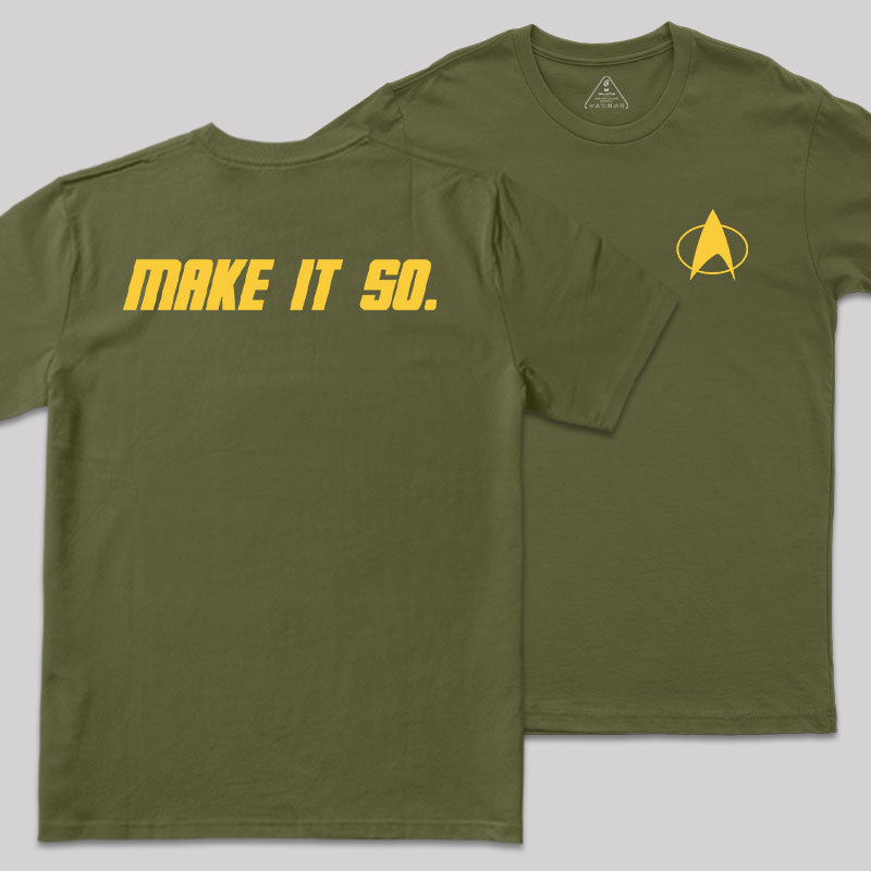 Command Approved Front and Back Printed Geek T-Shirt