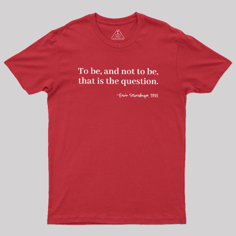 Schrödinger's Question Geek T-Shirt