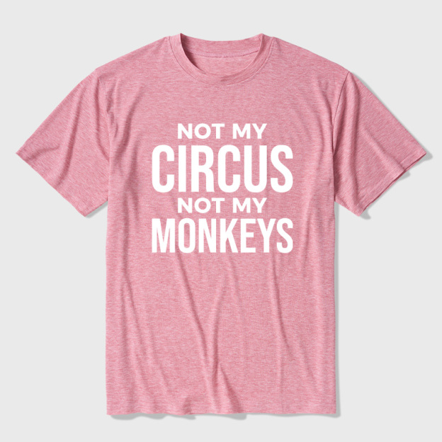 Not My Monkeys Ultra Soft Heather Tee