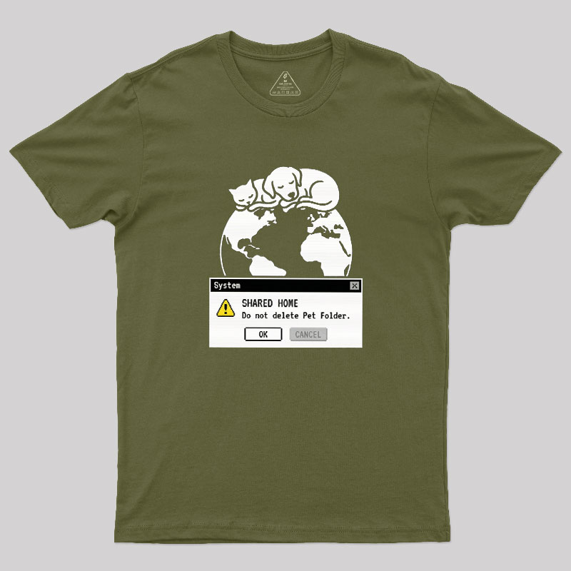 Do Not Delete Pet Floder Geek T-Shirt