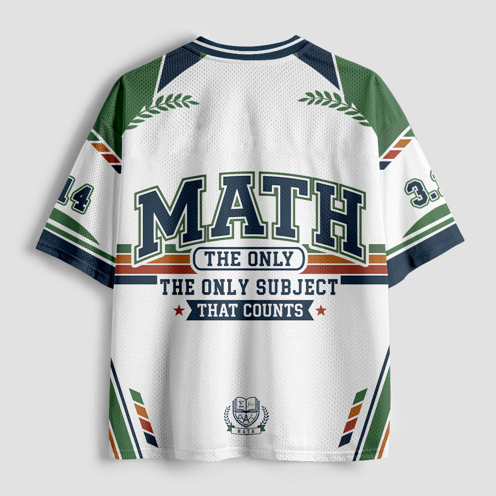 Math Subject Geek Mesh Jersey
